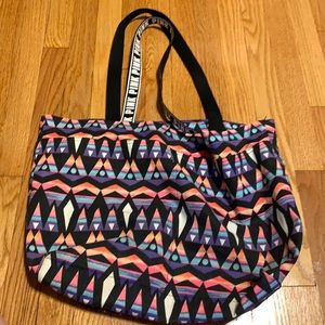 Victoria Secret Pink Tribal Aztec Tote Bag